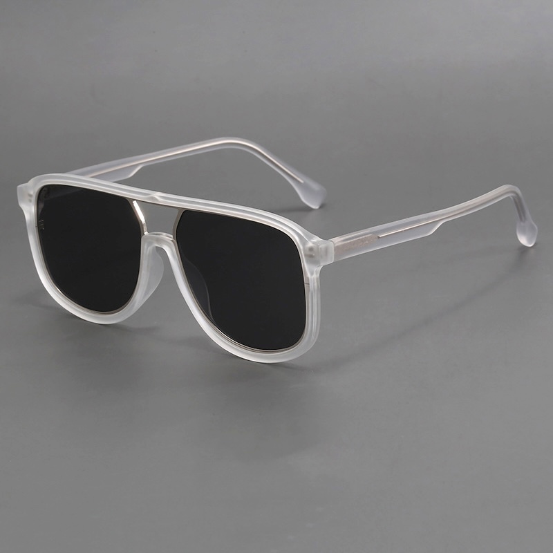 Men's Large Frame Sunglasses Women Retro Oversized Glasses Fashion Anti Blue Light Eyeglasses UV resistant Sun Pilot Summer Beach Travel Party Ye