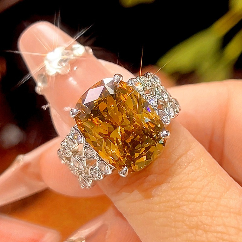 925 Sterling Silver Emerald Cut Pink Sapphire Ring Three Stone CZ Engagement Ring Hypoallergenic Elegant Bridal Wedding Jewelry For Women Multi Colors