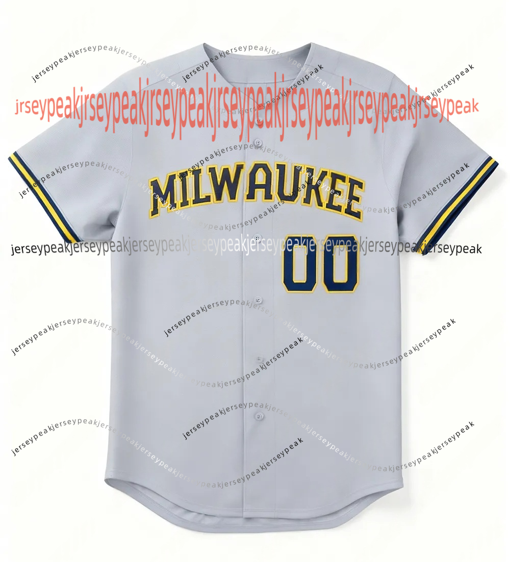 Custom Brice Turang 2026 New City Connect Yelich22 Contreras24 Jackson Chourio Sal Frelick Jake Bauers Misiorowski32 Woodruff Perkins16 Joey Ortiz Jer