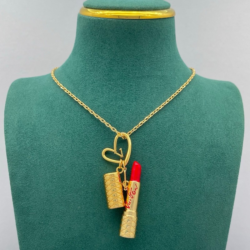 Trendy Designer Necklace Luxury Charm Pendant Necklace 18K Gold Plated Necklace Fashion Women Sweater Chain Premium Jewelry Multiple Styles Available