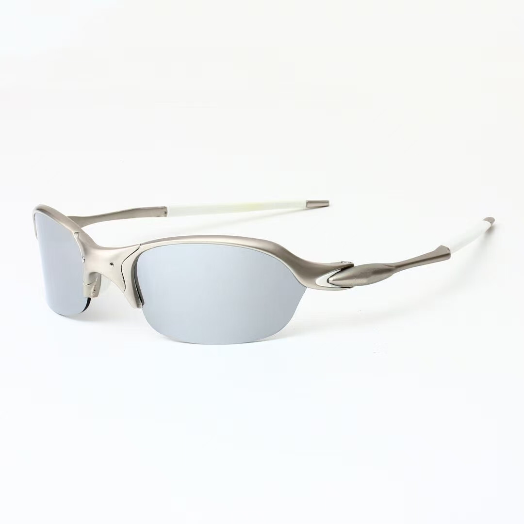 New European American Cross-Border Outdoor Sports Cycling Half-Frame Sunglasses for Men and Women Trendy Retro