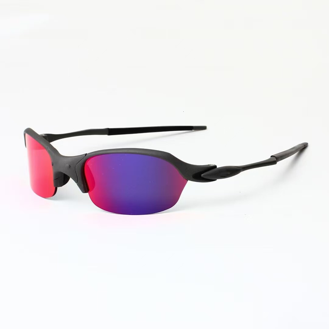 New European American Cross-Border Outdoor Sports Cycling Half-Frame Sunglasses for Men and Women Trendy Retro