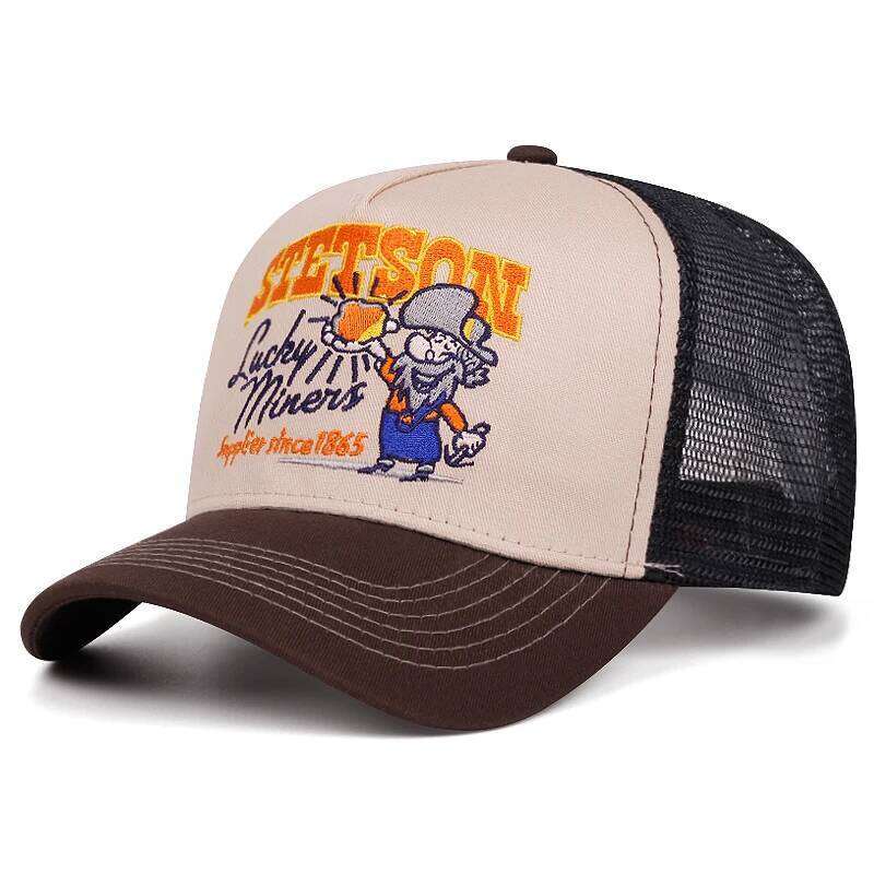 2025 Creative New Truck STETSON Nuggets Net Outdoor Sports Skateboard Daily Leisure Wear Sunshade Baseball Hat