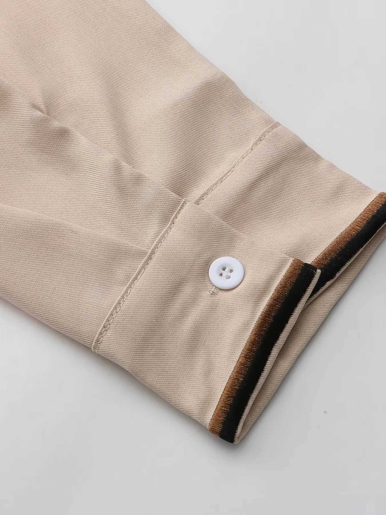 Traditional Middle Eastern style Muslim mens long robe retro dignified embroidered robe casual Eid al Fitr mens long robe W251216