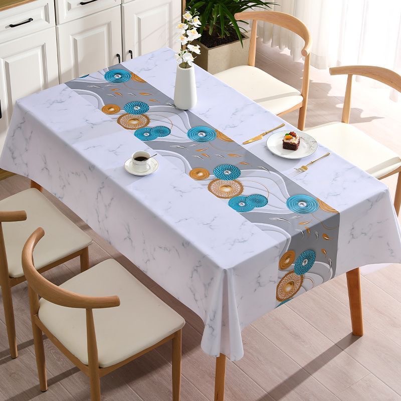 YL-38508 Custom Tablecloth - Waterproof, Oil-proof, Heat-resistant, Wash-free, High-quality Tablecloth, Coffee Table Cloth, Conference Table Cloth, Pl