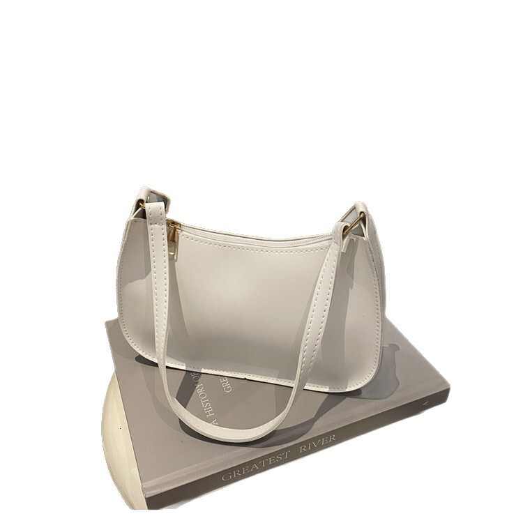 2025 Spring/Summer New Women's Bags: Niche Retro Small Square Bag, Casual Simple Shoulder Bag, Fashionable Trendy Underarm Bag