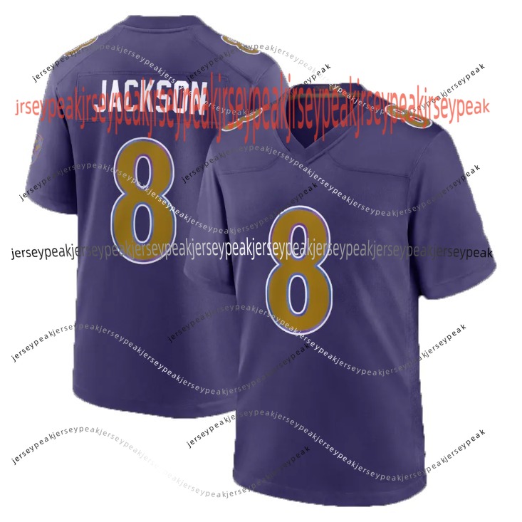 8 Lamar Jackson Raven 2026 Football Jerseys Trey Hendrickson Zay Flowers Derrick Henry Malaki Starks Andrews Hamilton Roquan Smith Wiggins Green Lewis