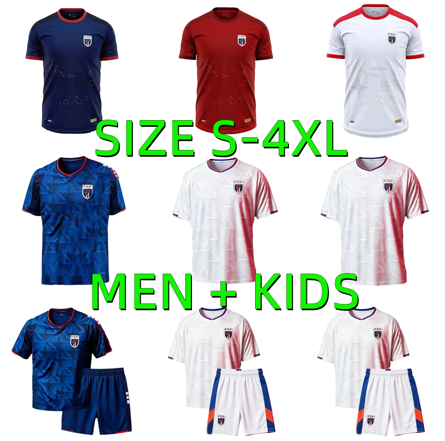 2025 2026 2027 world cup Cape Verde Soccer Jerseys 25 26 27 Monteiro camisetas de futbol Home Away Jovane maillots de foot BEBE Men Kids kits Football Shirts