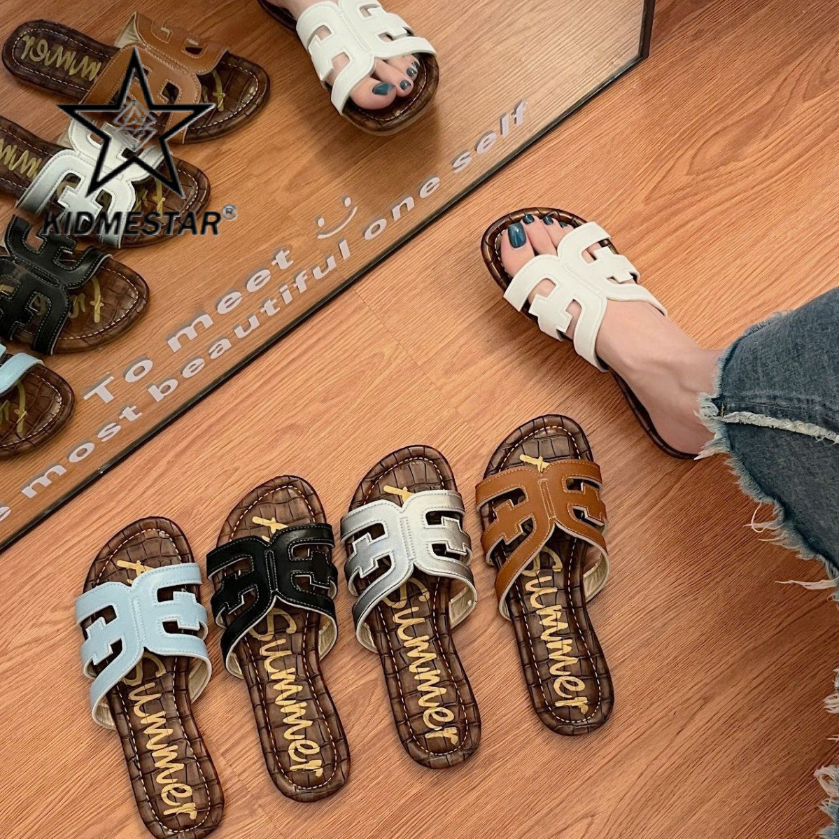 Women's Cross Beach Flat Shoes Knitted High-end Sandals Fashion Casual 2026 New Style Beach Shoes Designer Flip-flops Style Comfortable Outdoor M