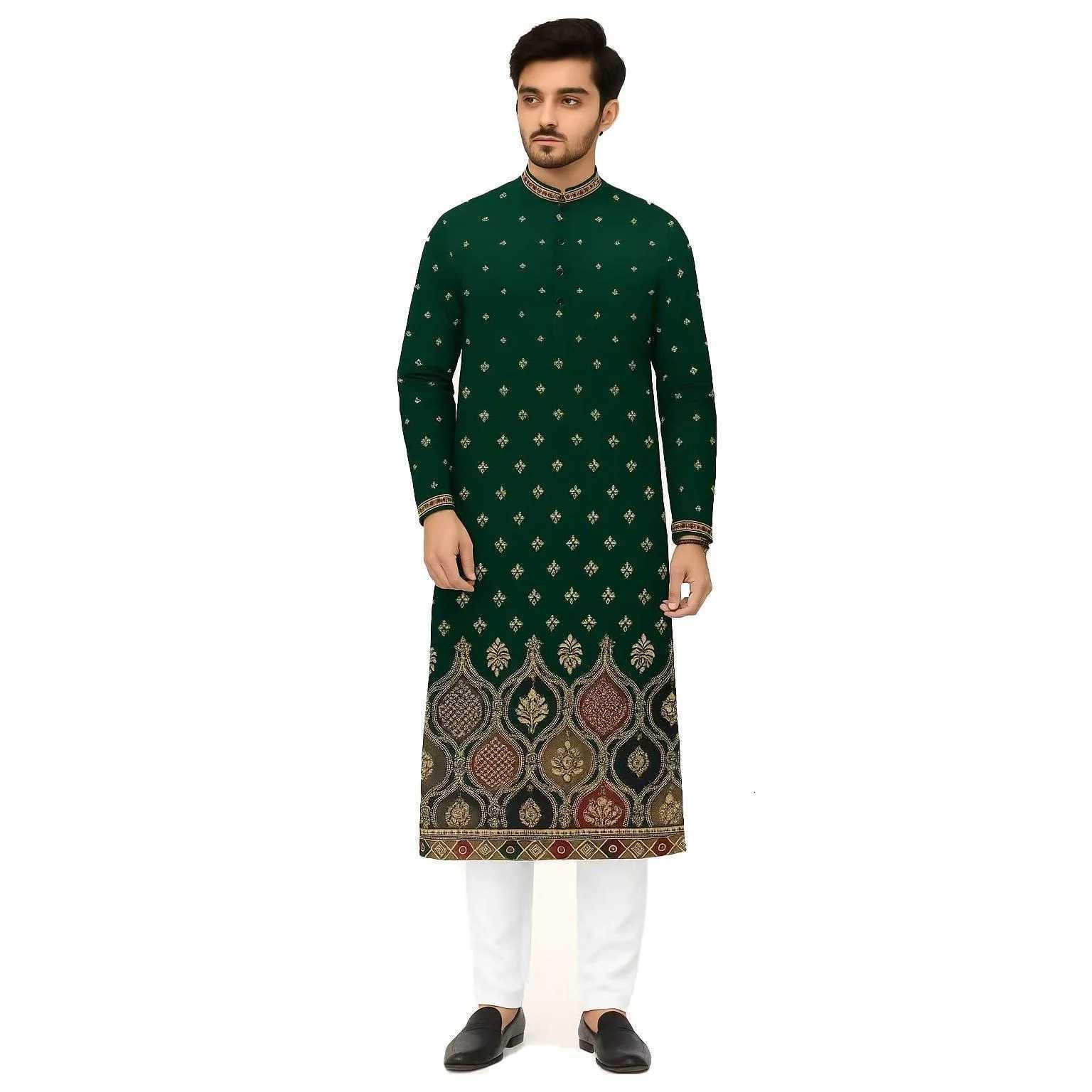 Long Sleeve Aman Abaya Men Women Jubba Thobe For Men Kaftan Pakistan Muslim Saudi Arabia Djellaba Islam Couple Clothing W251216