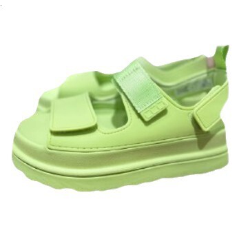 European And American Summer New Women's Casual Thick-Soled Shoes Open-Toe Velcro Buckle