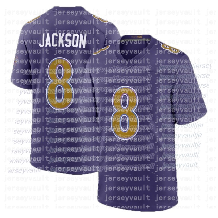 8 Lamar Jackson Raven 2026 Football Jersey Trey Hendrickson Zay Flowers Derrick Henry Malaki Starks Andrews Hamilton Roquan Smith Wiggins Green Lewis