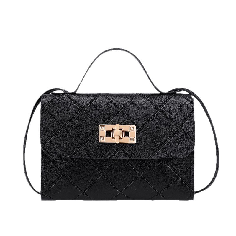 One Piece Dropshipping Guangzhou Foreign Trade Small Package Wholesale New Women's Embossed Small Square Bag Simple Classic Handbag