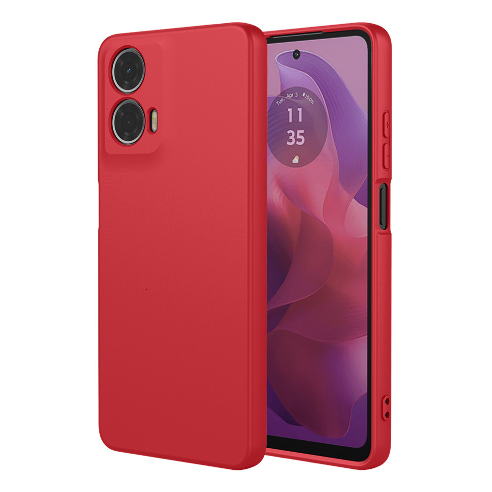 Suitable for G77, G67, G17, skin-feel liquid silicone G86 phone case, Moto G75/G55/G35