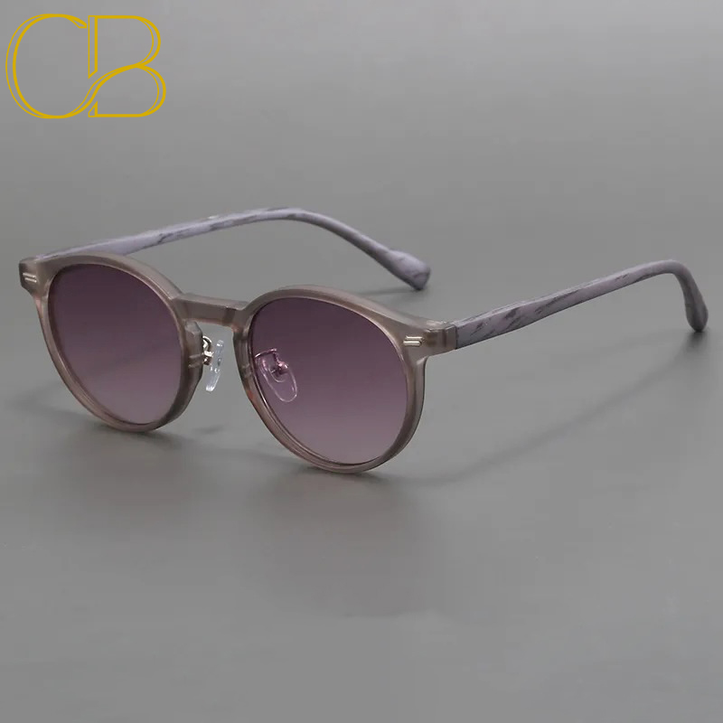 Vintage Round Sunglasses For Women Men Hippie Circle Sun Glasses Fashion For Driving Sports Outdoor Cycling With Eyewear UV400 Summer Beach Travel Y2K