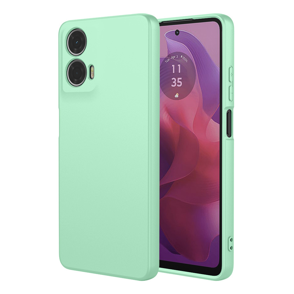 Suitable for G77, G67, G17, skin-feel liquid silicone G86 phone case, Moto G75/G55/G35