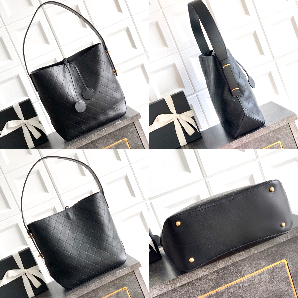 Suede Leather CC 26c hobo quilted Designer bucket bag for woman Luxury handbag shop Crossbody Bag tote sling Clutch weekend pochette armpit Drawstring shoulder Bags