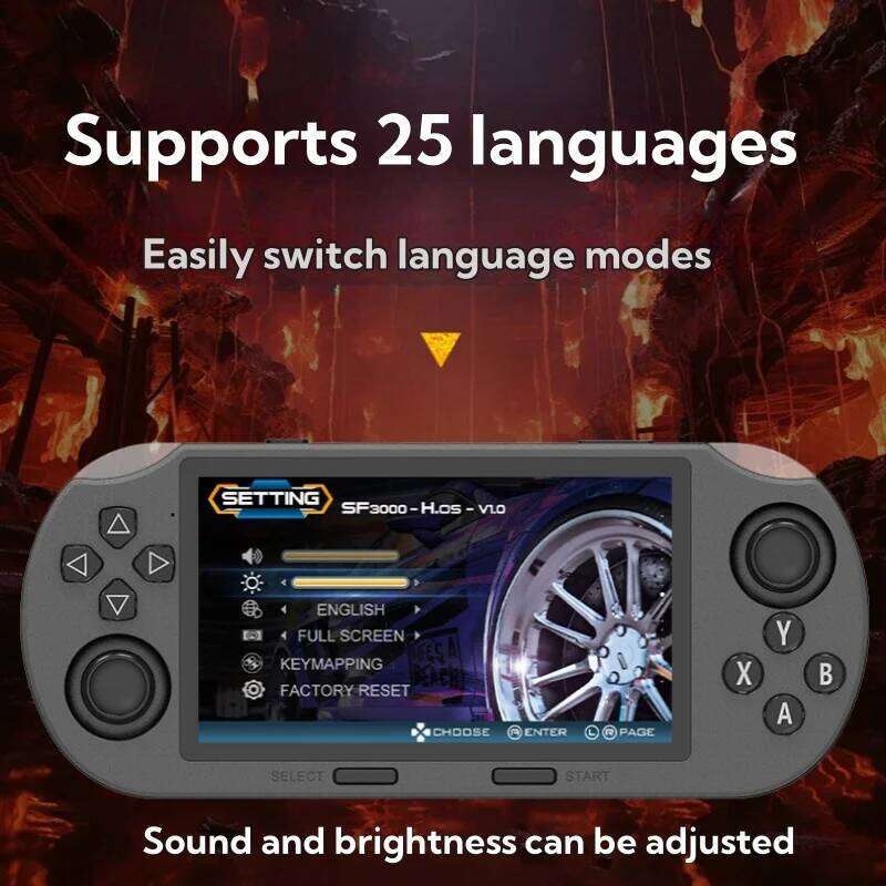 Famous Brand SF Retro Handheld Game Console Linux System Inch IPS Screen Mah Portable Pocket Video Player Games CKS