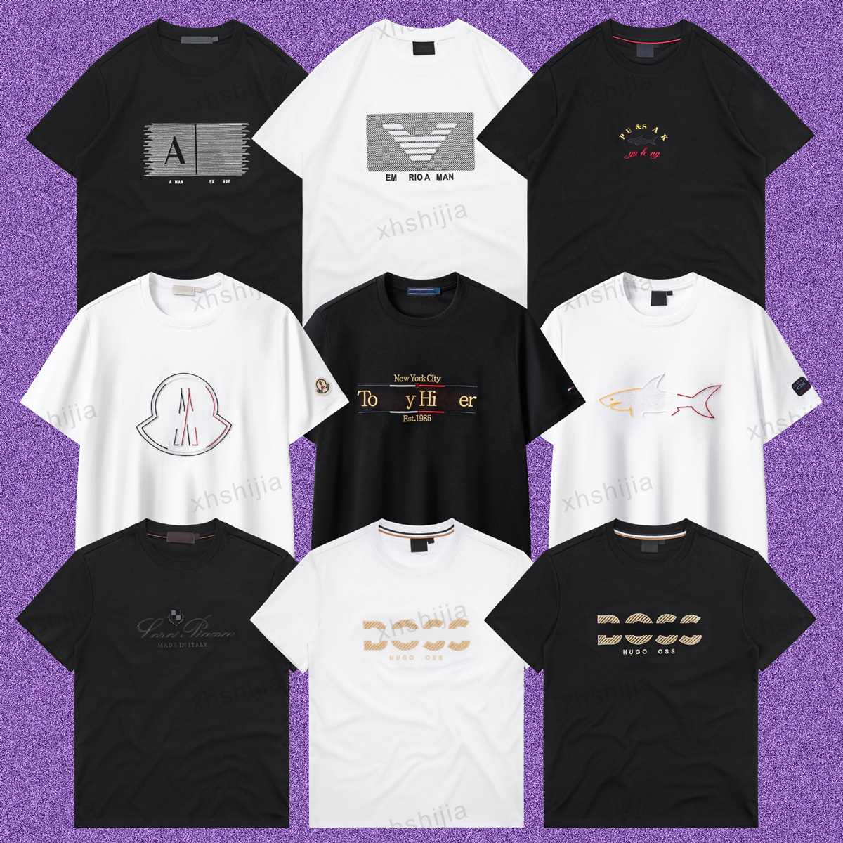 mens designer clothes T shirt graphic tee men Summer Luxury business casual Embroidered Lettering Men Brand Tee Round Neck Short Sleeve Cotton Breathable Topstoney