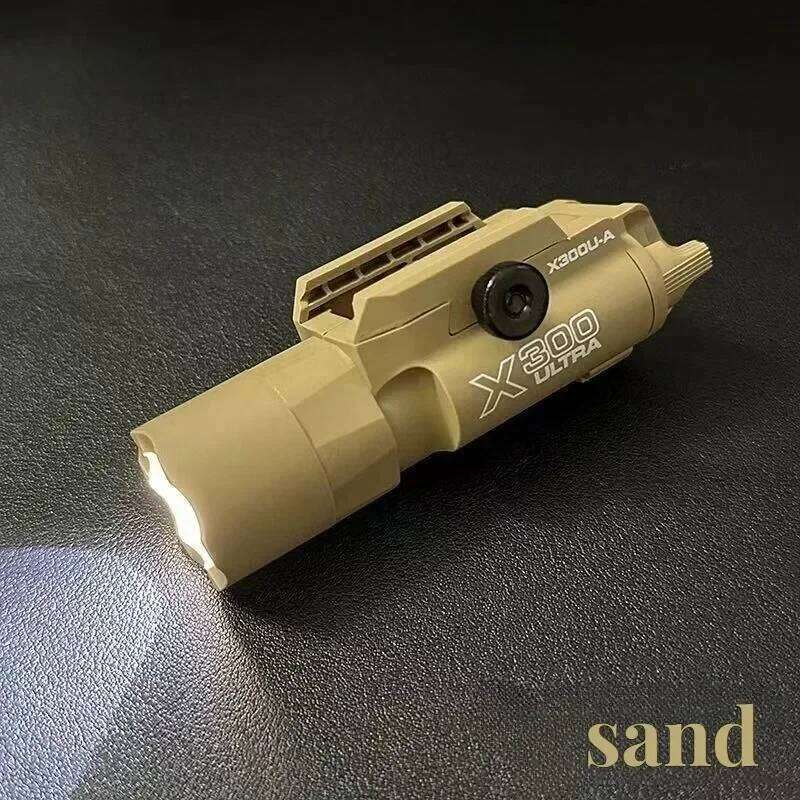 Tactical X300 X300U Nylon Pistol Strobe LED Light Fit 20mm Rail Airsoft Hanging Hunting Flashlight 26L0417