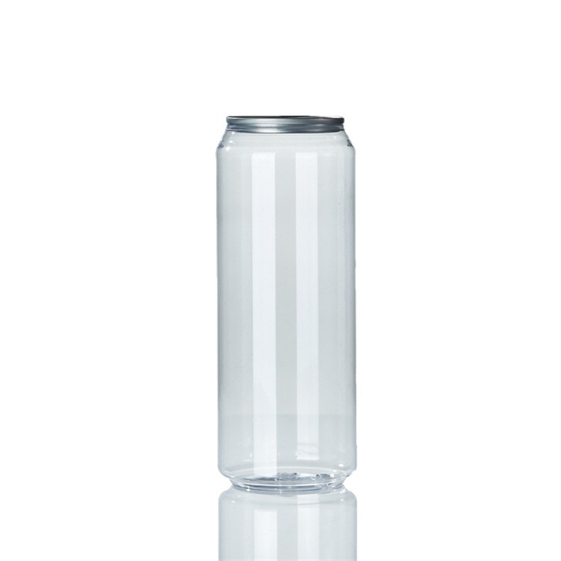Sealed Can Disposable Bottles Ring-Pull Can Beverage Bottles Transparent Container Bottles Milk Tea Bottles Drinking Packaging Bottles Cup Support custom logos