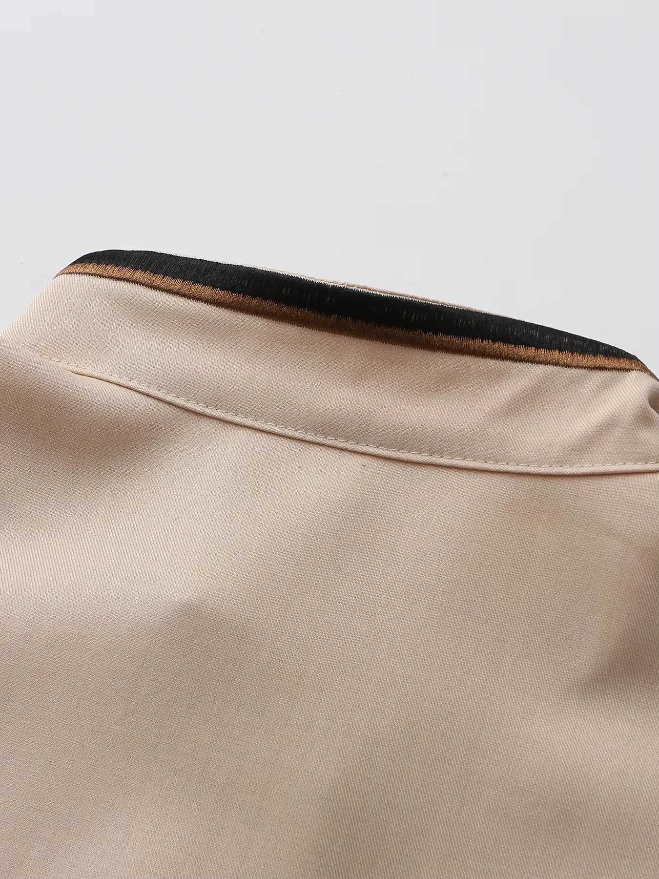 Traditional Middle Eastern style Muslim mens long robe retro dignified embroidered robe casual Eid al Fitr mens long robe W251216