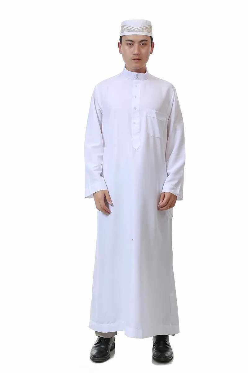Islamic Clothing Men Length Long Sleeve Loose Muslim Men Saudi Arabia Pakistan Kurta Muslim Costumes Muslim Dress Kaftan Thobe W251216