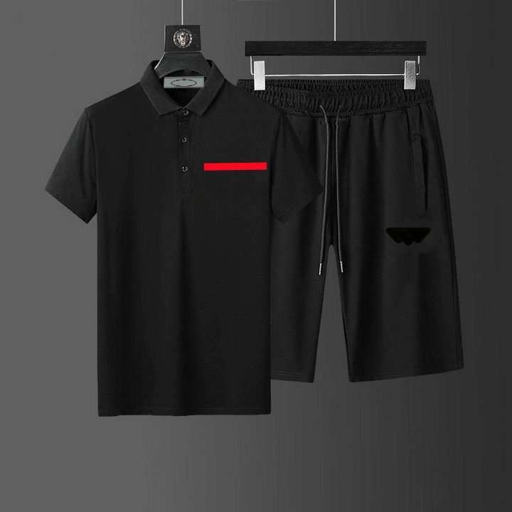 Summer Tracksuit mens Tracksuits Sweatshirt Joggers Suits Designer Sportswear Jogging Sportsuits High Quality Casual short sleeves 2 pcs Set Sportspants Shorts
