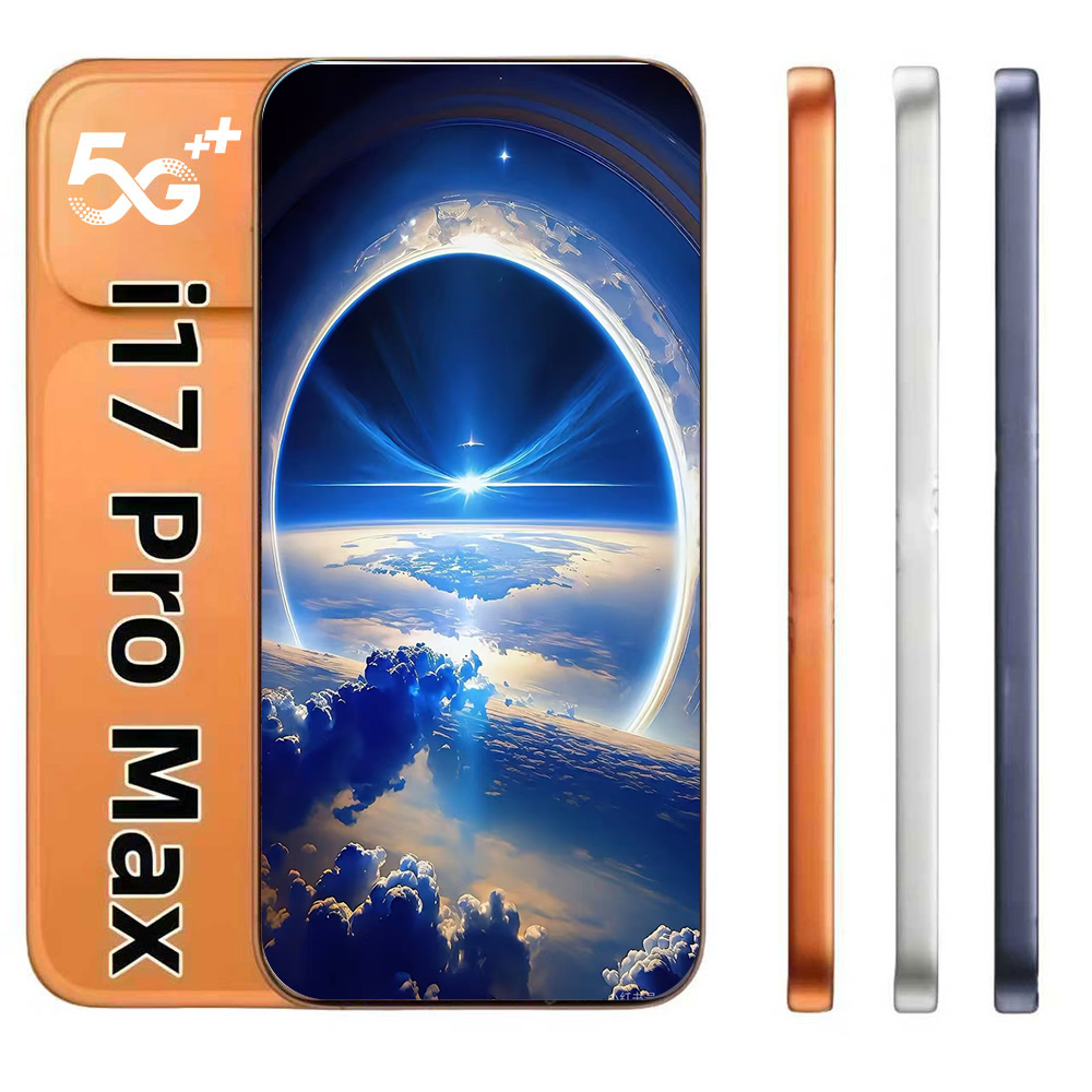 i17 Pro Max 7.3-inch 5G smartphone, phone display i17 i16 pro max 4G 5G 64GB 256GB 1TB camera with facial recognition Android 14 smartphone US warehouse cellphone