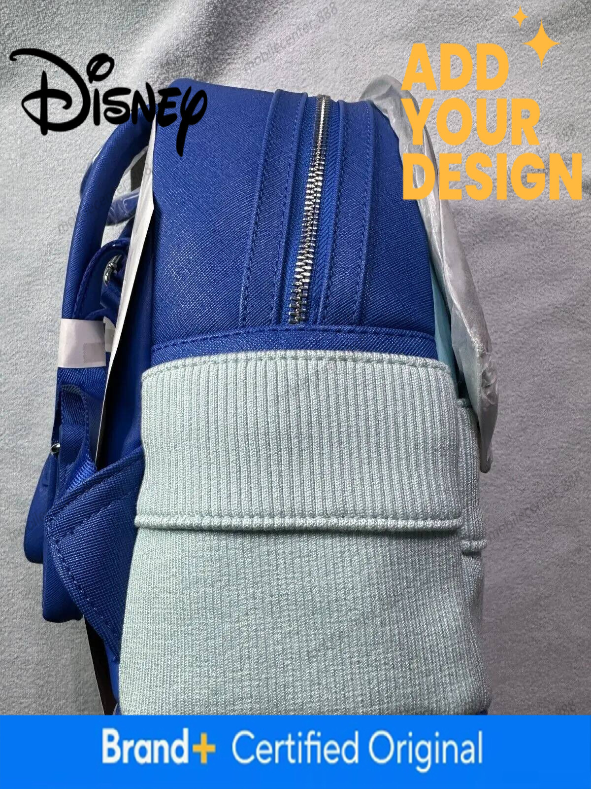 Designer Disney Stock Disney Loungefly Inside Out Sadness Cosplay Mini-Rucksack Pu Leather Backpack Cartoon Lotso Stitch Fashion Cute Girl Bag Luxury