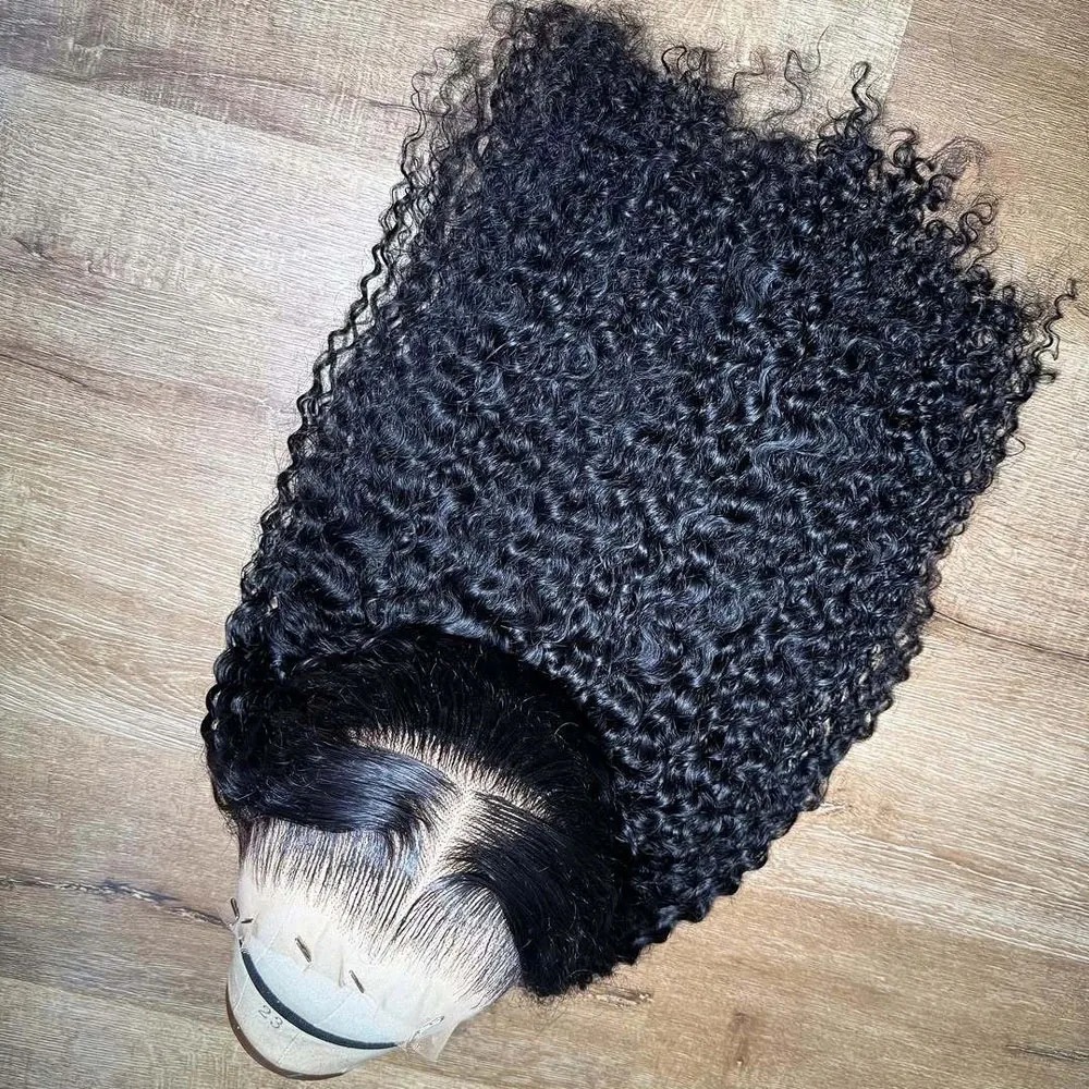 200density Curly Human Hair Wigs for Women Water Wave Deep Wave Lace Front Wig 13x4 13x6 HD Lace Frontal Wig Glueless Preplucked Hairline