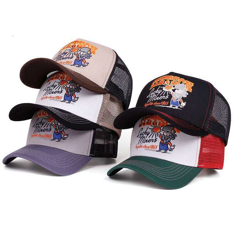 2025 Creative New Truck STETSON Nuggets Net Outdoor Sports Skateboard Daily Leisure Wear Sunshade Baseball Hat