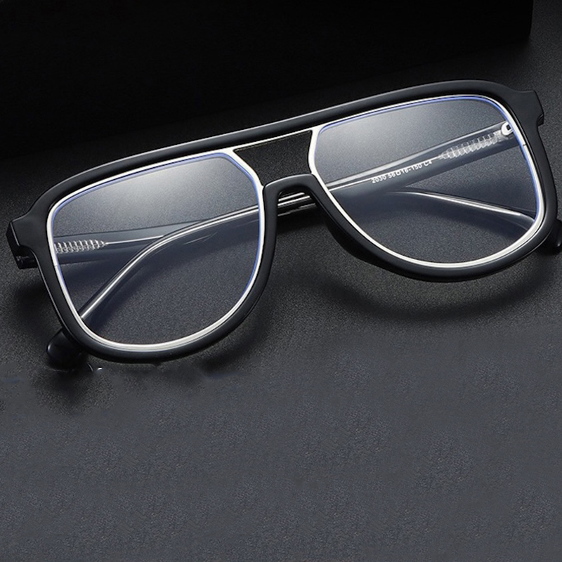 Men's Large Frame Sunglasses Women Retro Oversized Glasses Fashion Anti Blue Light Eyeglasses UV resistant Sun Pilot Summer Beach Travel Party Ye