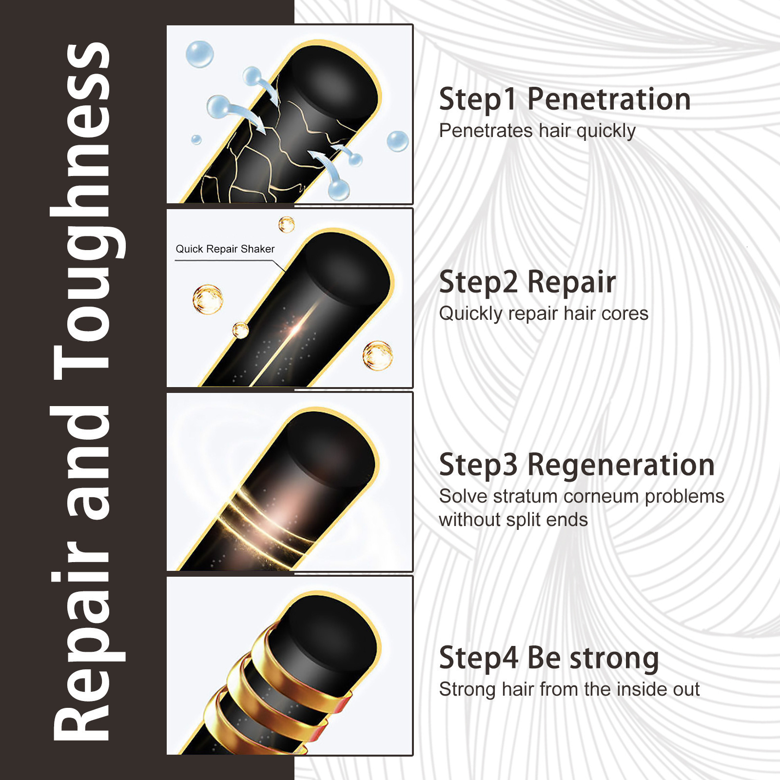 Keratin Silk Smooth Hair Mask Non Steaming Repair Hot Dyeing Hair Care Moisturizing Moisturizing Hair Mask Hair Care