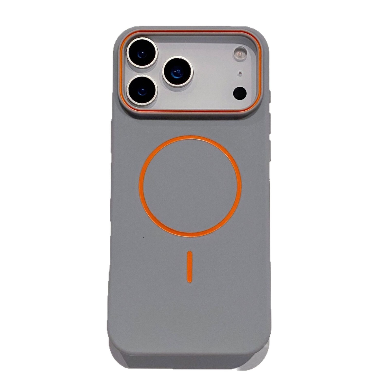 Suitable for 17Promax Matte Skin Feel Strong Magnetic Phone Case iPhone16Pro Fine Circle TPU Anti-fall Anti-slip Protection