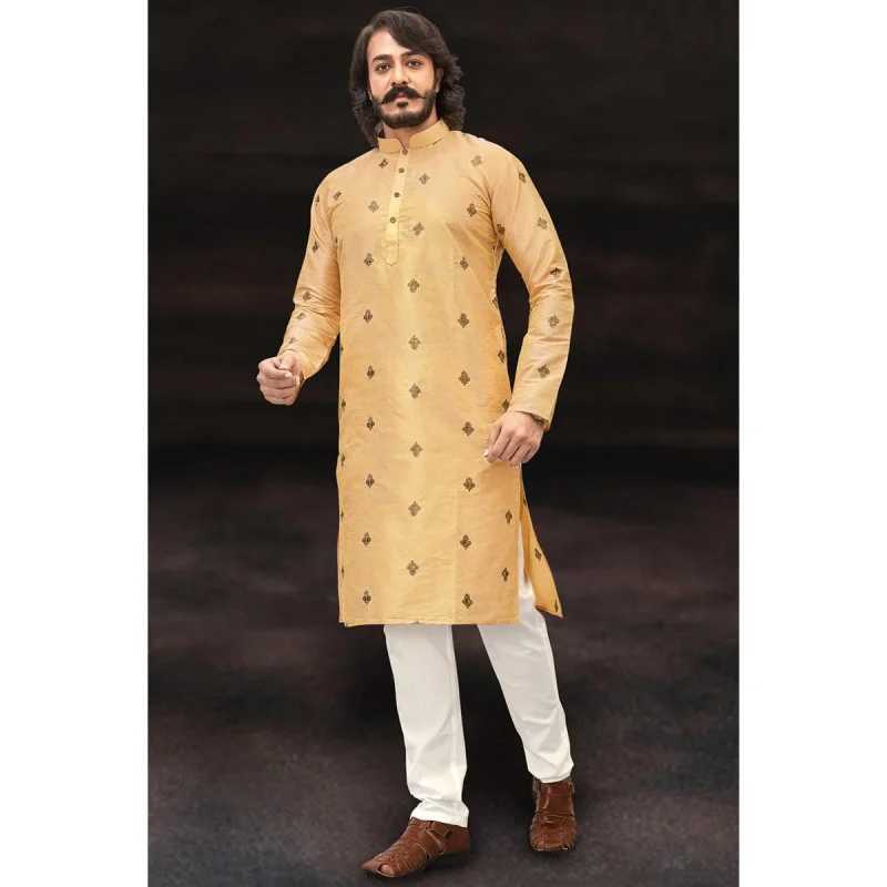 Mens Islamic Arabic Abaya Robe Ethnic Print Stand Collar Youth Mid-length Shirt Luxury Coat Casual Fashion Muslim Men Clothing W251216