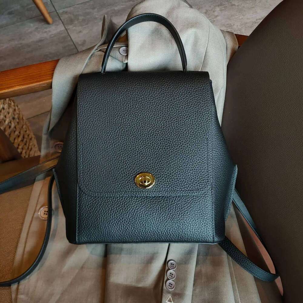 Ins Vintage Women Backpack Cowhide Leather High Quality Female Shoulder Bag College Girl School Book Backpacks Daypack SENYY