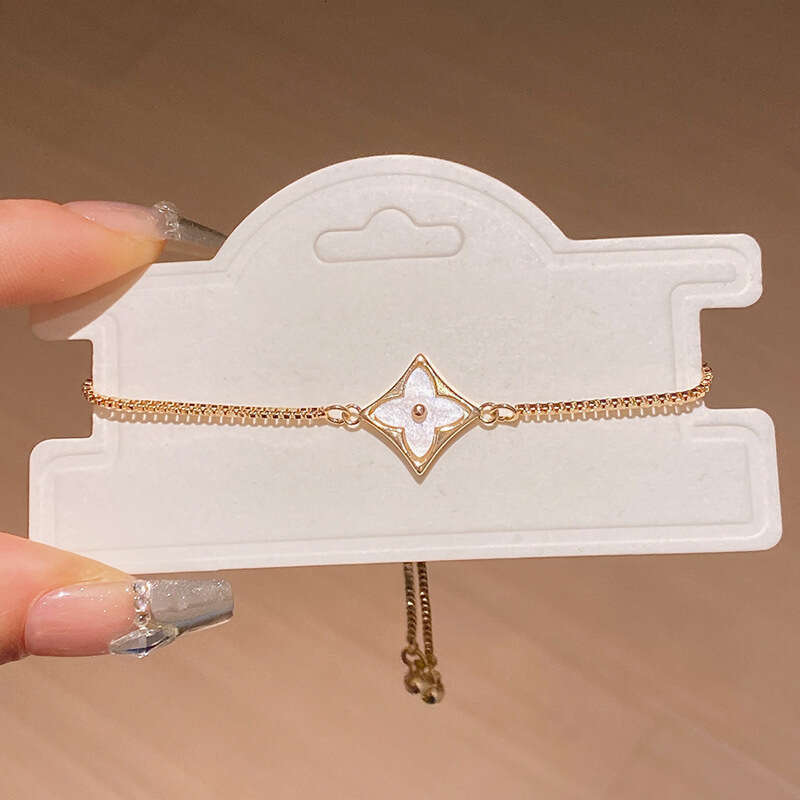 Floral Adjustable Bracelet, Korean Style, High-End Feel, Trendy Fashion, Suitable For Commuting, Elegant Hand Accessory, Wholesale