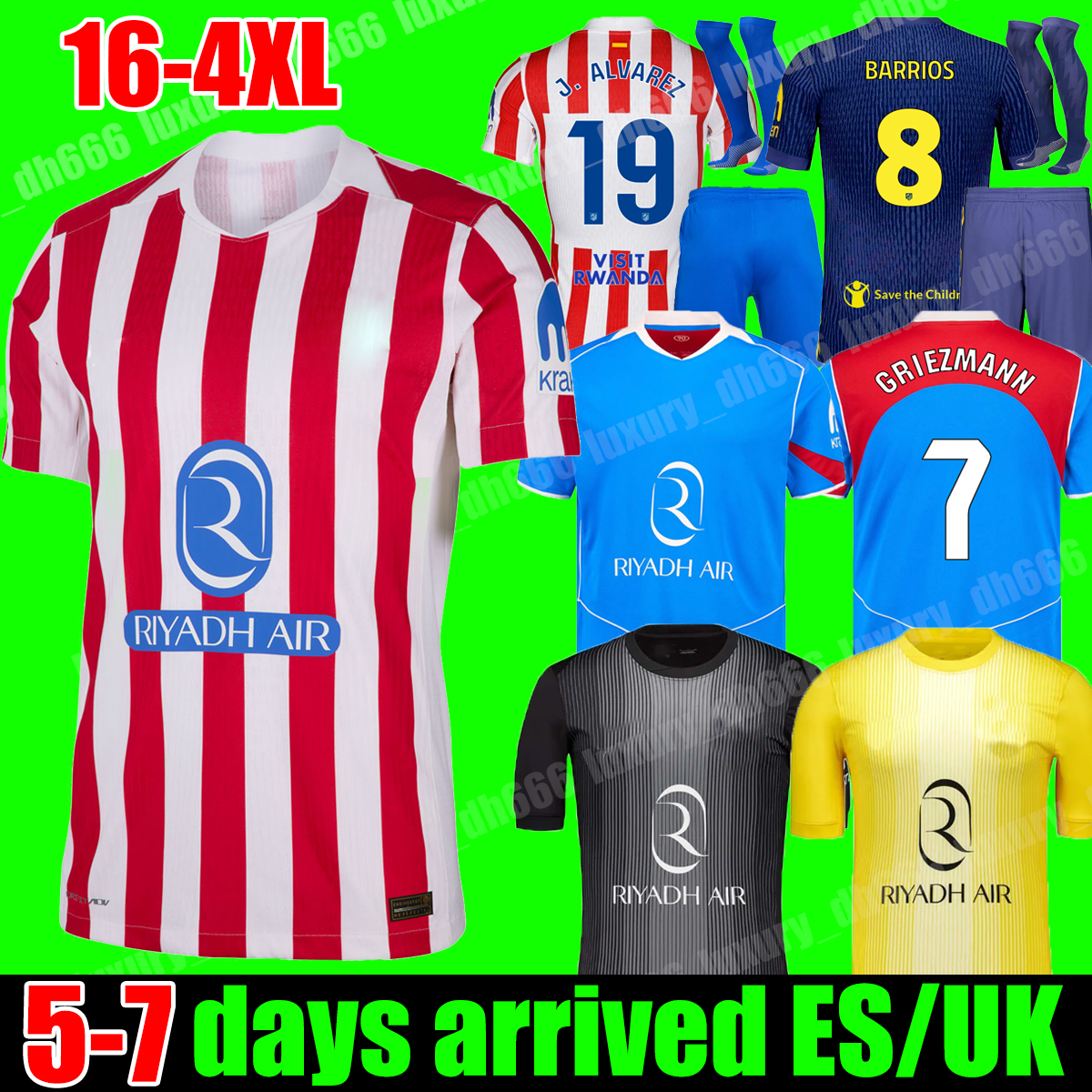 4XL atleticos de madrid 25 26 Soccer Jersey men kids kit J. ALVAREZ GRIEZMANN ALEX B. Sorloth ALMADA GALLAGHER KOKE SAUL camiseta 2025 football shirt copa de rey final