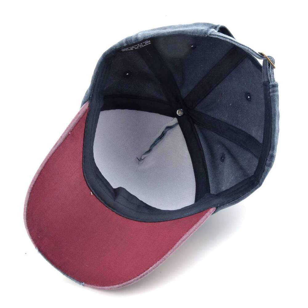 Vintage Denim Baseball With Embroidery Horse Patch Men Snapback Hip Hop Dad Hats Women Four Seasons Adjustable Visor Cap