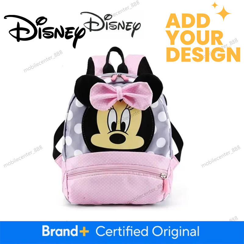 Designer Disney New Disney Mickey Mouse Women Backpack Minnie Canvas School Bag Large Capacity Girls Mochila Fashion Cartoon Backpack Luxury - view 4