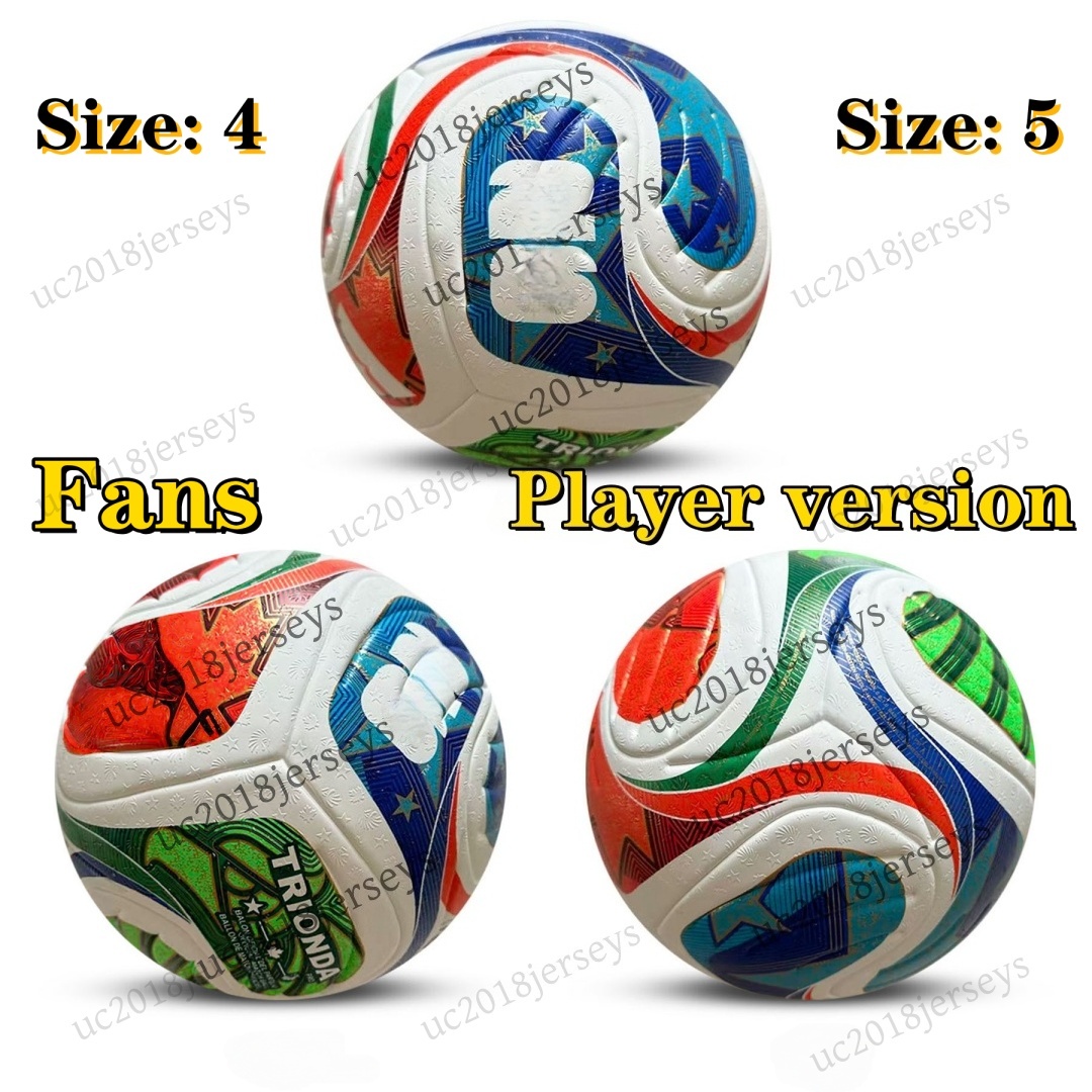 Size 4-5 Player version 2026 Mexico World Cup Football Balls for the Soccer Ball Official Size 5 PU Material Wear Resistant Match Training 26 27 Football size 4