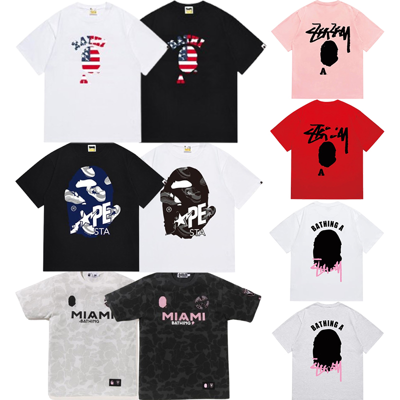new mens t shirt designer bapetee shirt mens designer clothes men shirts tshirt graphic tee shirts for men t-shirt t shirts tshirts oversized summer maglietta uomo