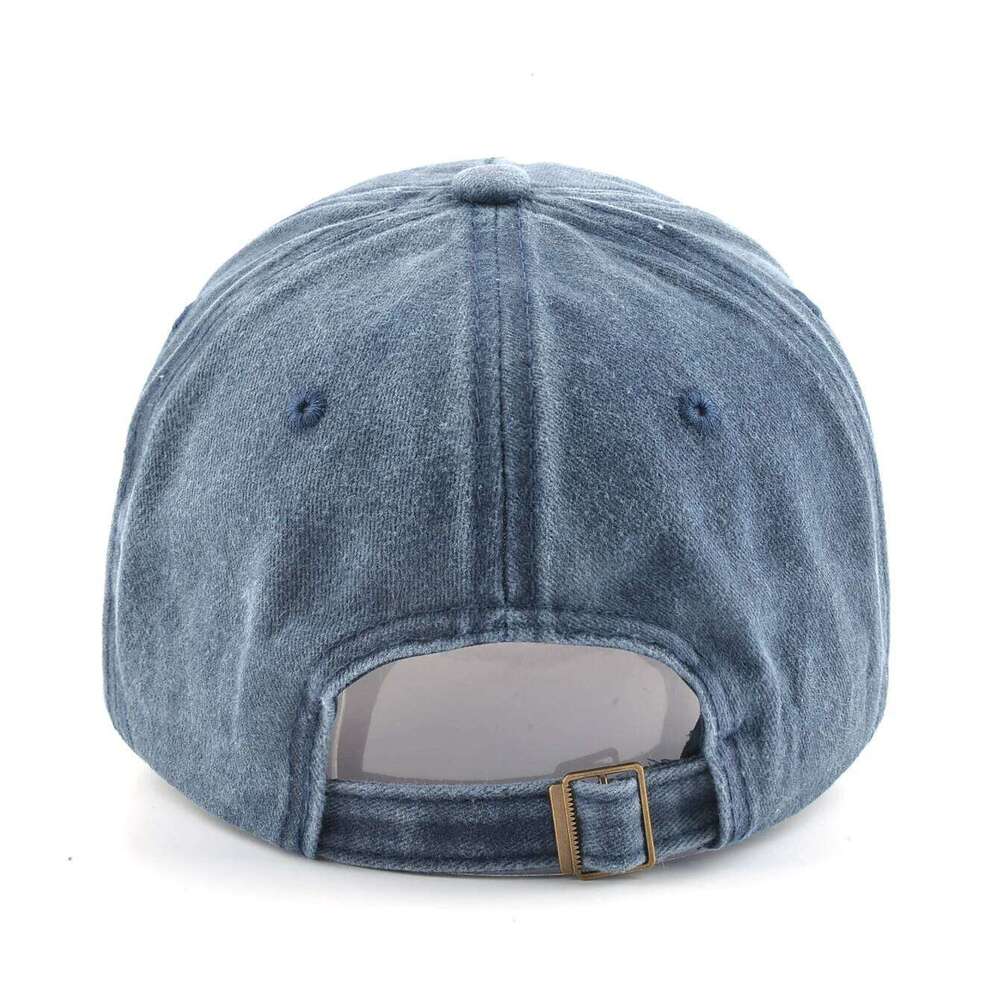 Vintage Denim Baseball With Embroidery Horse Patch Men Snapback Hip Hop Dad Hats Women Four Seasons Adjustable Visor Cap