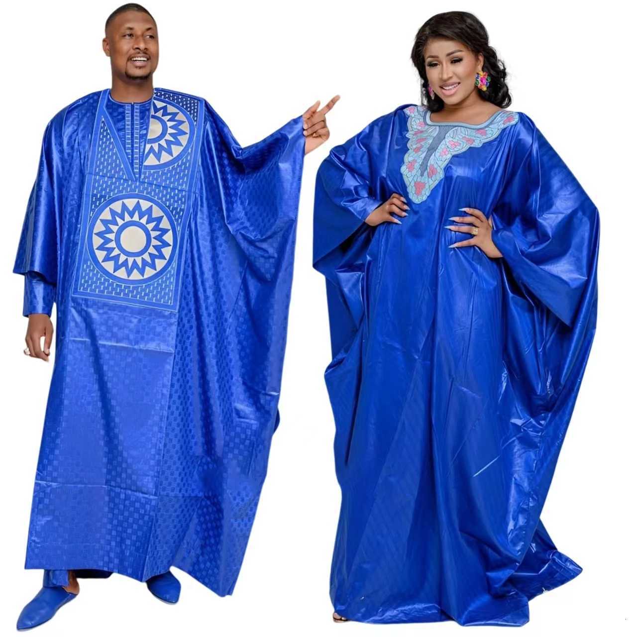 African Clothing For Men Traditional Bazin Riche Embroidery Design Top Long Sleeve 3 Piece Set W251216