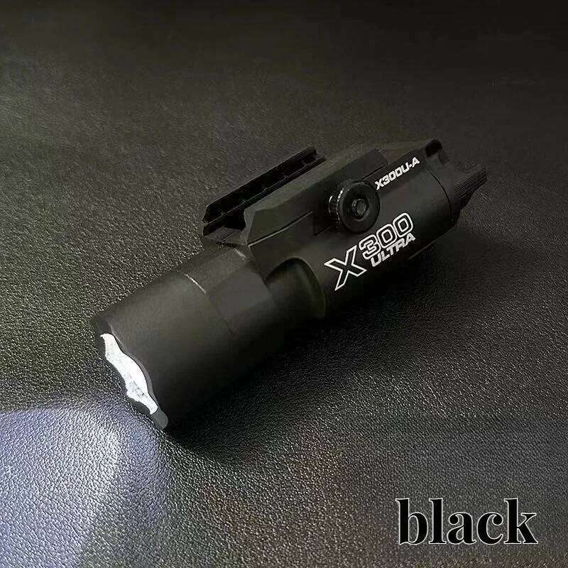 Tactical X300 X300U Nylon Pistol Strobe LED Light Fit 20mm Rail Airsoft Hanging Hunting Flashlight 26L0417