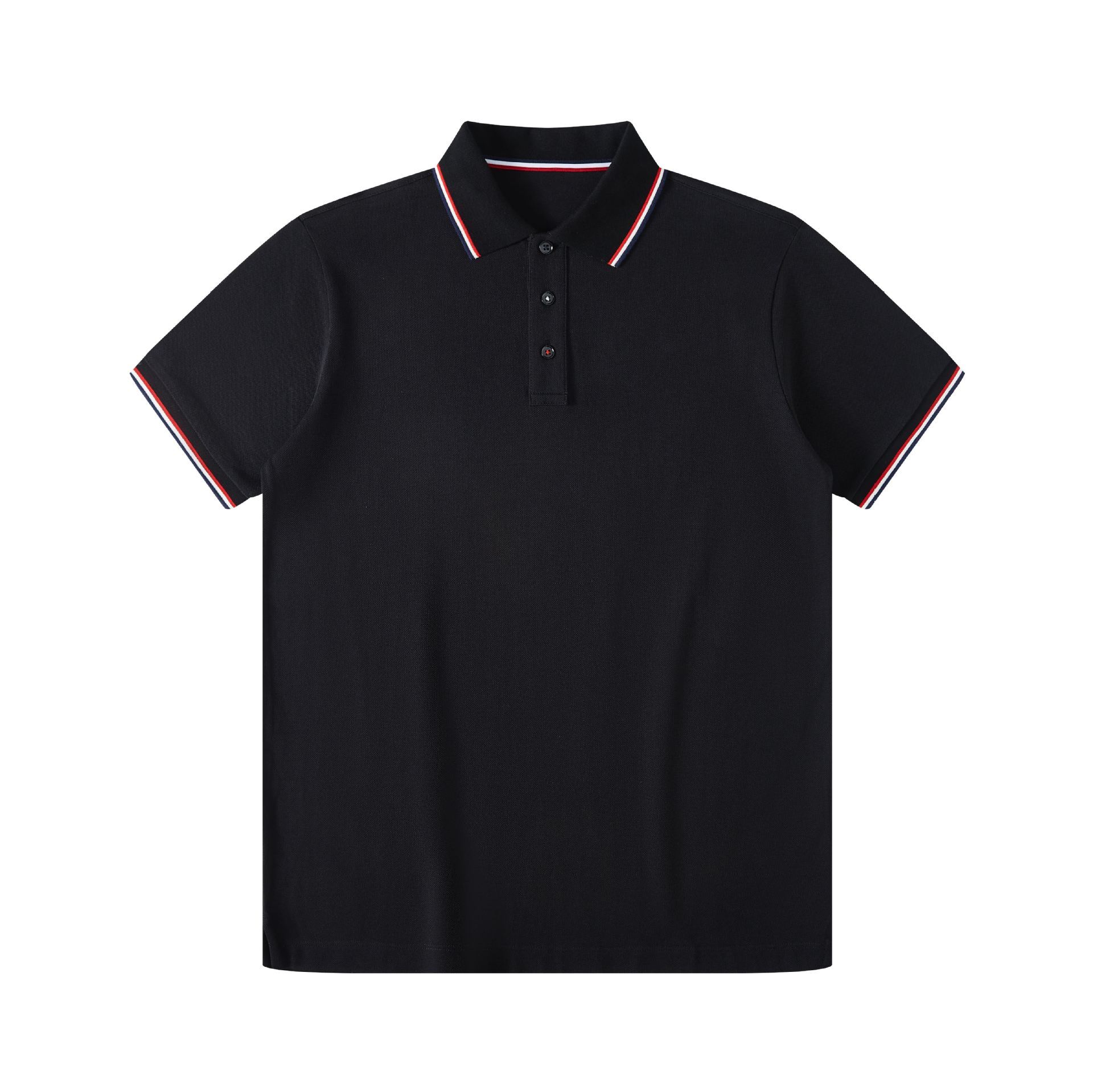 Designer Short-sleeved Shirt Luxurious And High-end Combed Cotton Polo Shirt With Collar Men's Style Short-sleeved Shirt Plain-color Business Men