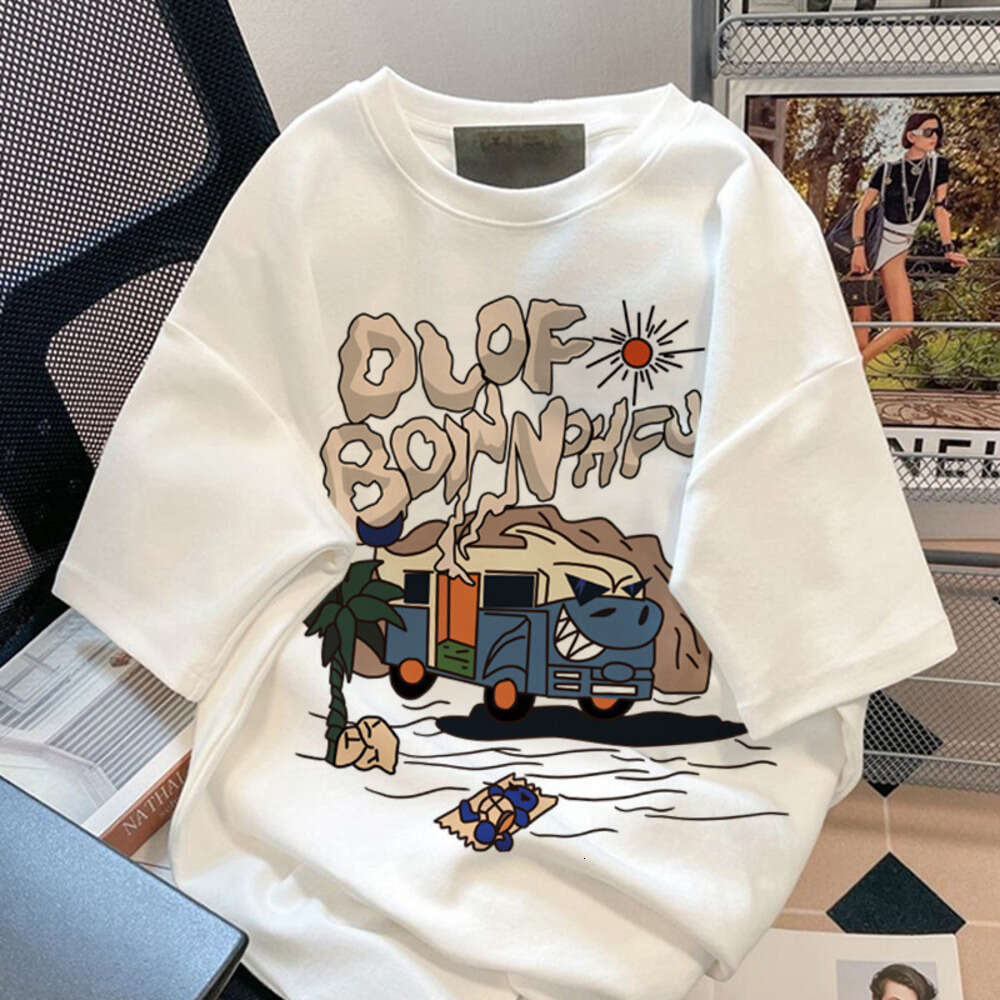 Retro Style Short-Sleeved T-Shirt, Featuring Korean-Style Slim-Fit Design, Simple And Fashionable, Casual And Comfortable, Breathable Shirt. Shirts