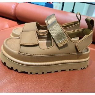 European And American Summer New Women's Casual Thick-Soled Shoes Open-Toe Velcro Buckle