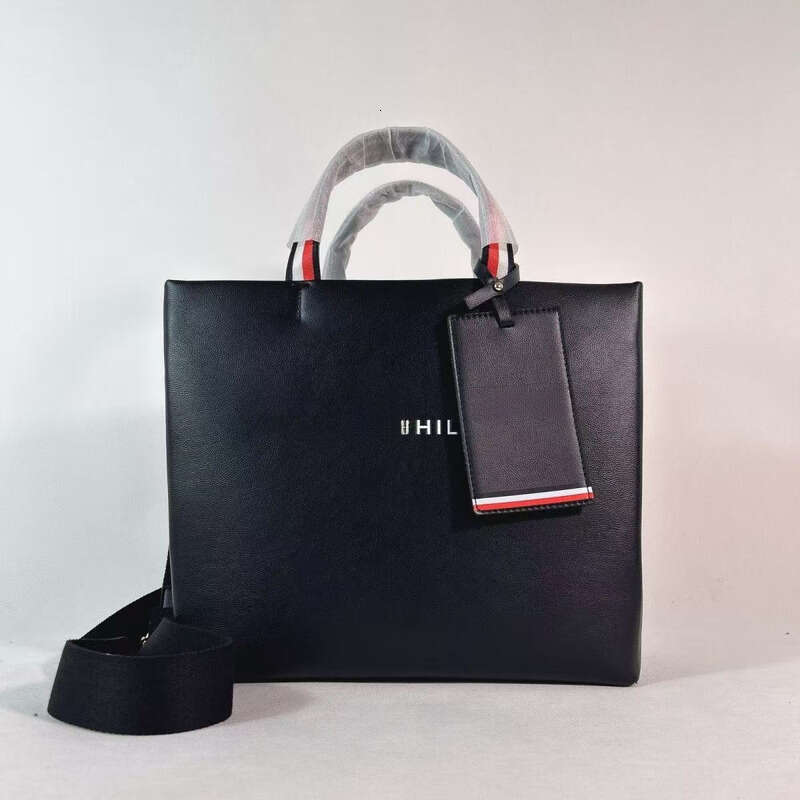 Tommyhilfger Designer Luxury Versatile Solid Color Fashion Large Capacity Womens Shoulder Crossbody Tote Bag Kids Bags
